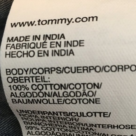 TOMMY HILFIGER Long-Sleeve Denim Dress   6-9M - Picture 9 of 10